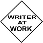 writer at work sign