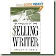 techniques of a selling writer