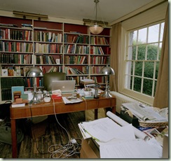 dr. David Starkey's writing room