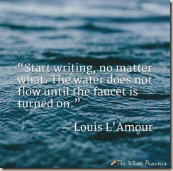 start writing