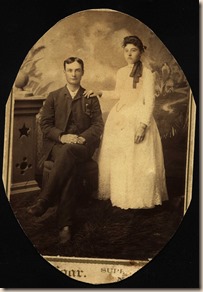 grant and minnie mumert, wedding Nov. 26, 1890